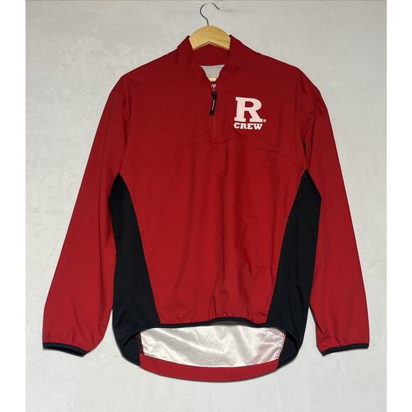 Boathouse Rutgers Scarlet Knights Jacket M Row Team Crew Rowing Windbreaker USA - Picture 1 of 15